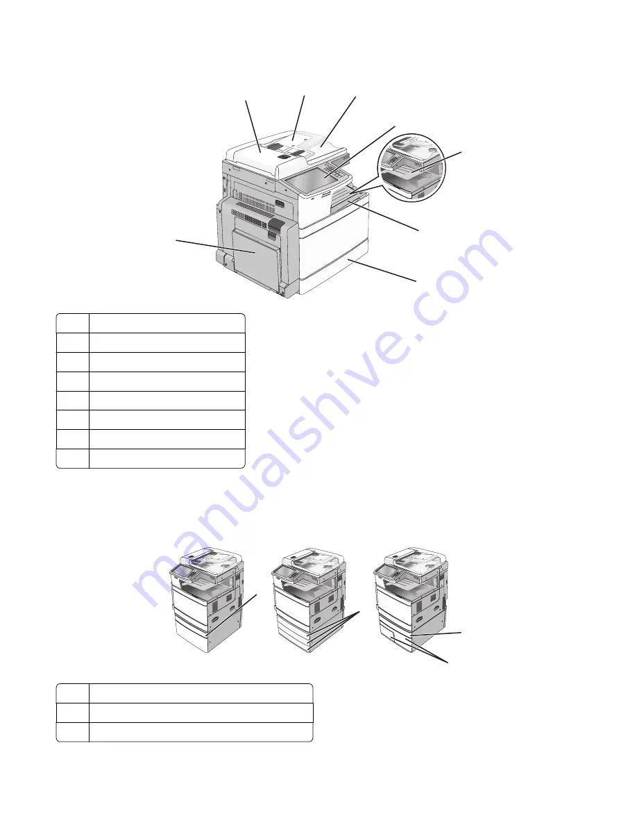 Lexmark X950 Series User Manual Download Page 20