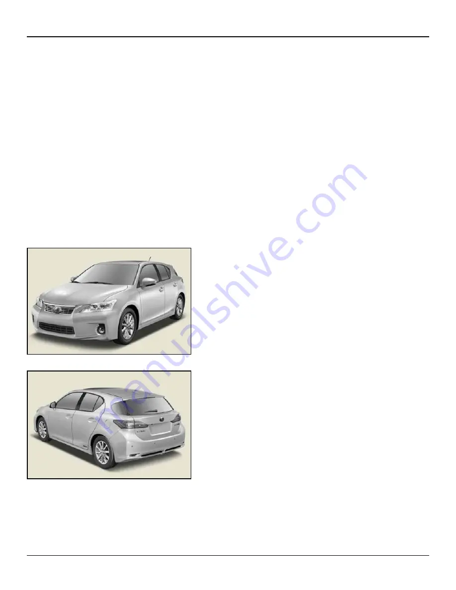 Lexus CT 200H 2014 Service Manual Download Page 11