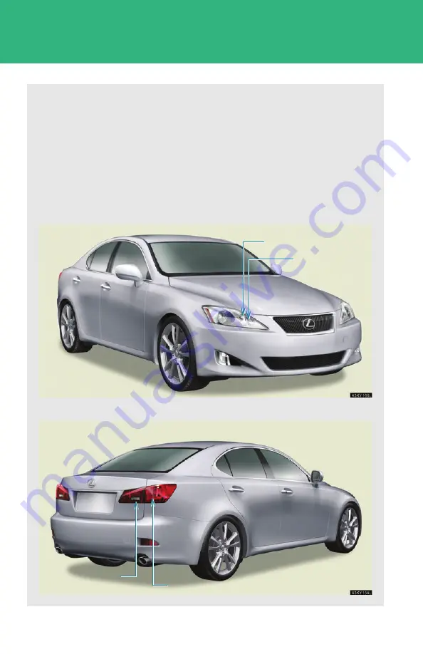 Lexus IS250 2006 Owner'S Manual Download Page 332