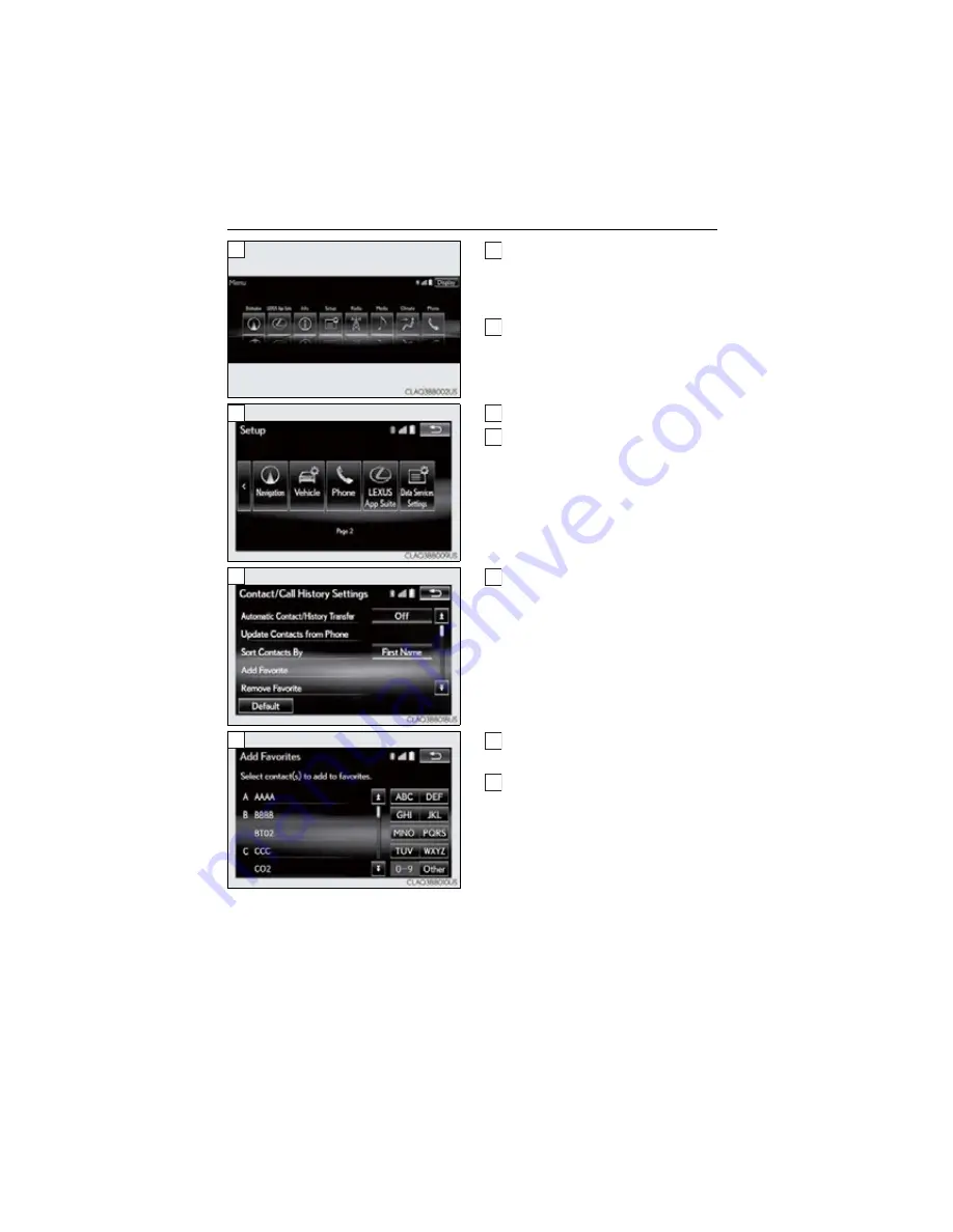 Lexus LS600hl Quick Manual Download Page 73