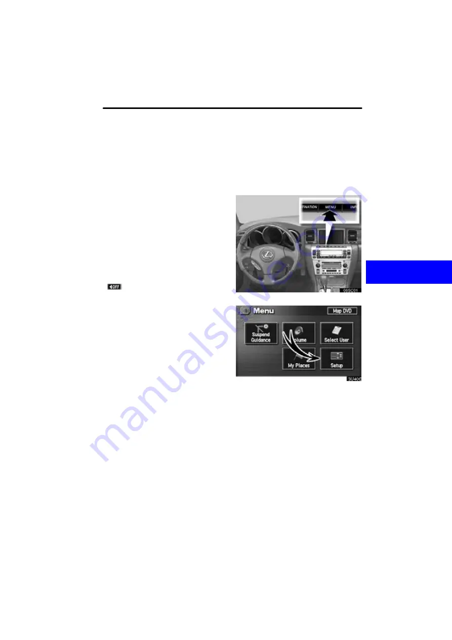 Lexus Navigation System SC430 Owner'S Manual Download Page 101