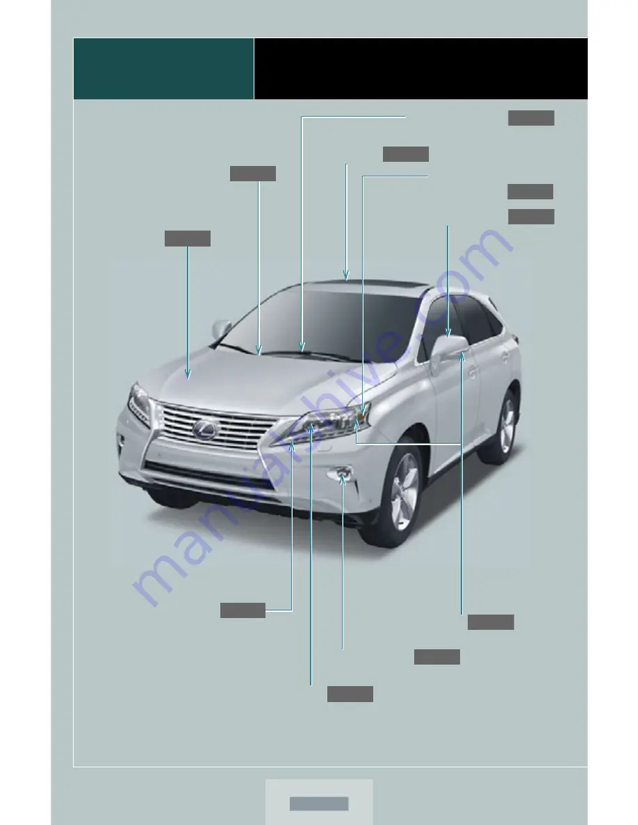 Lexus rx450h 2015 Owner'S Manual Download Page 8