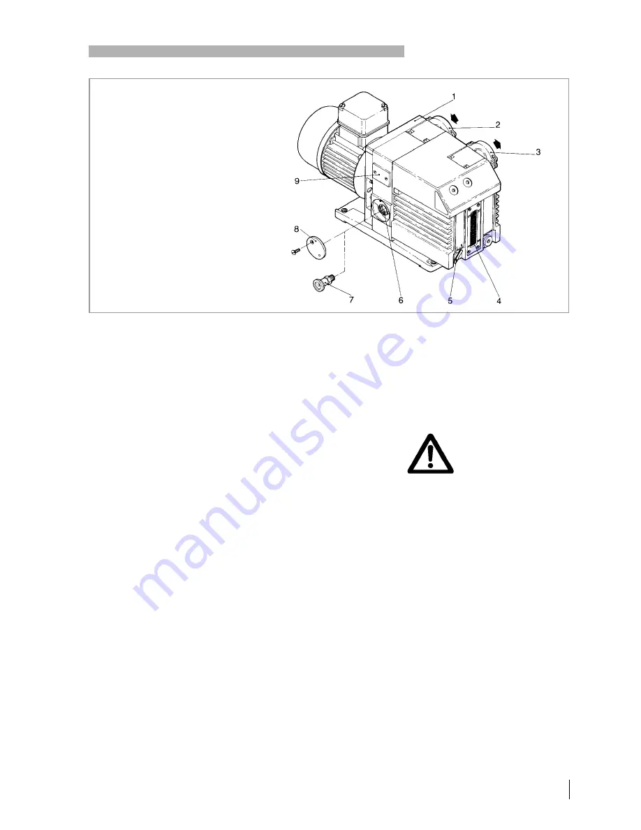 Leybold vacuum TRIVAC B Series Operating Instructions Manual Download Page 15