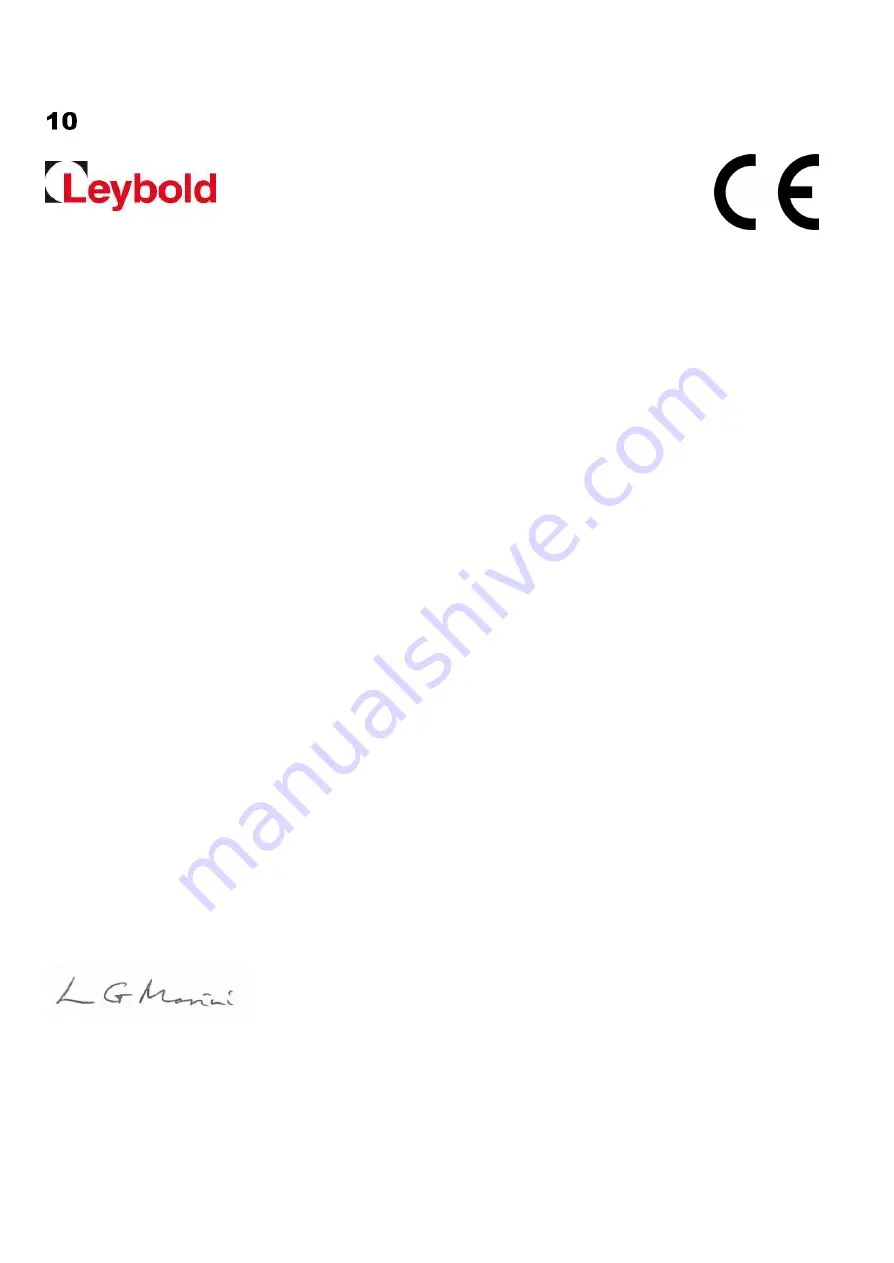 LEYBOLD THERMOVAC TTR 91 R Operating Manual Download Page 22