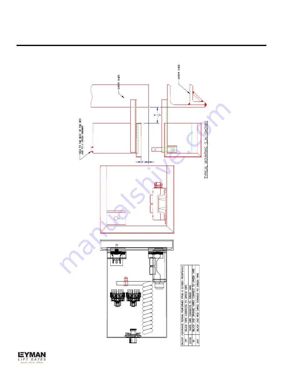 Leyman TLS3510RL Hide-A-Way Installation Manual Download Page 12