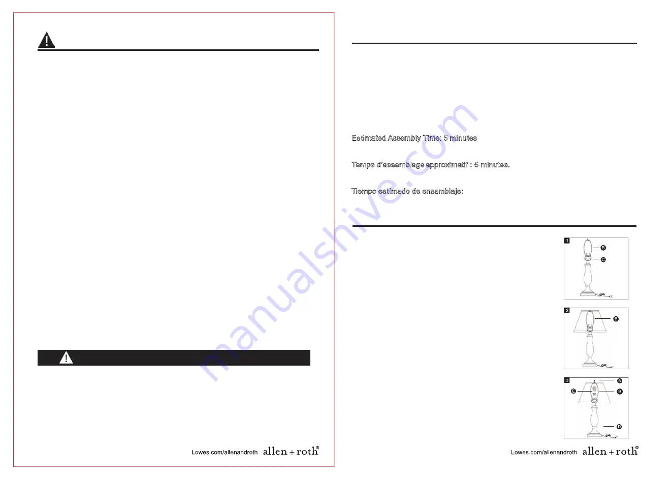 LF allen+roth LB2906 Manual Download Page 2