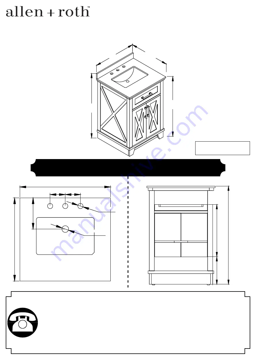 LF Allen + Roth OLIVER 24W 900844 Скачать руководство пользователя страница 1