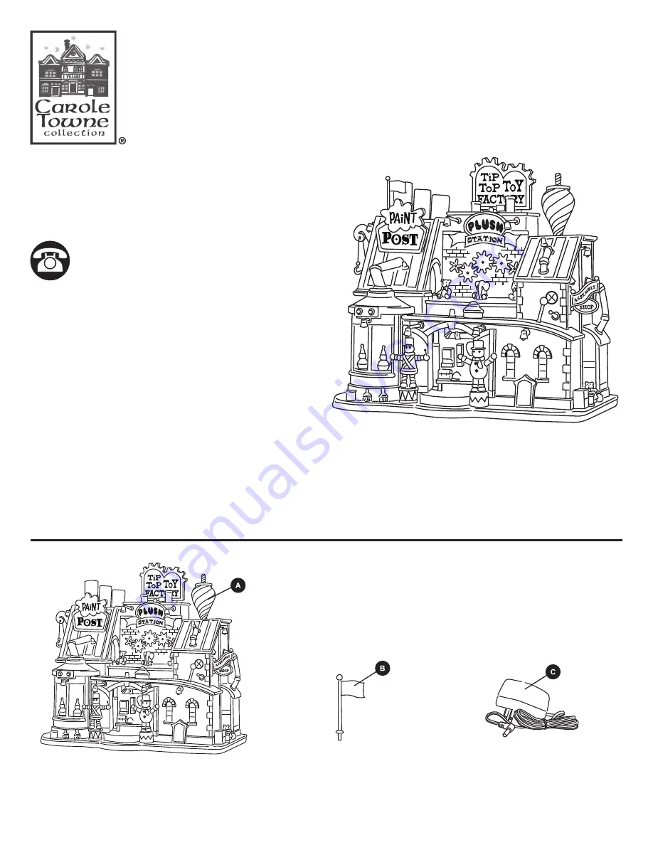 LF Carole Towne Collection TIP TOP TOY FACTORY Manual Download Page 1