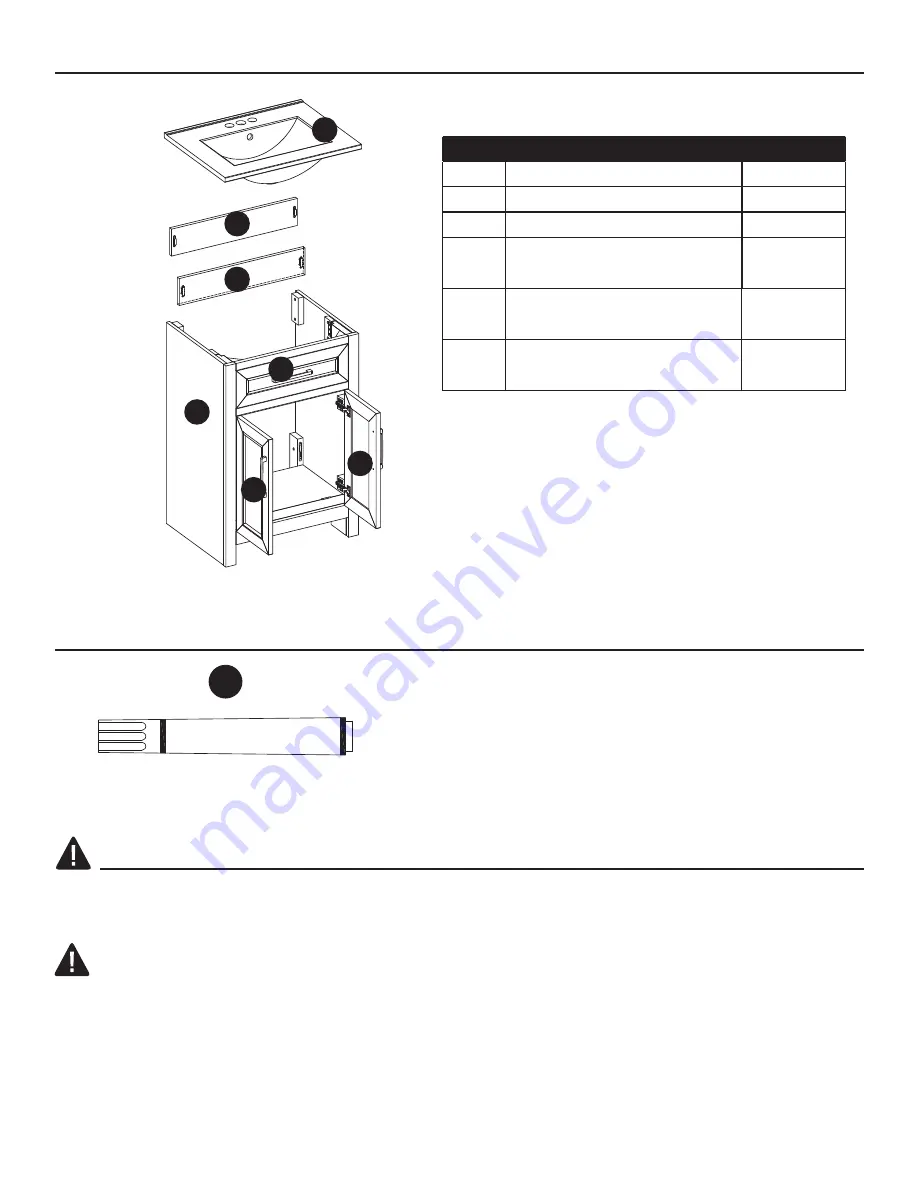 LF STYLE SELECTIONS 1790VA-24-201 Manual Download Page 3