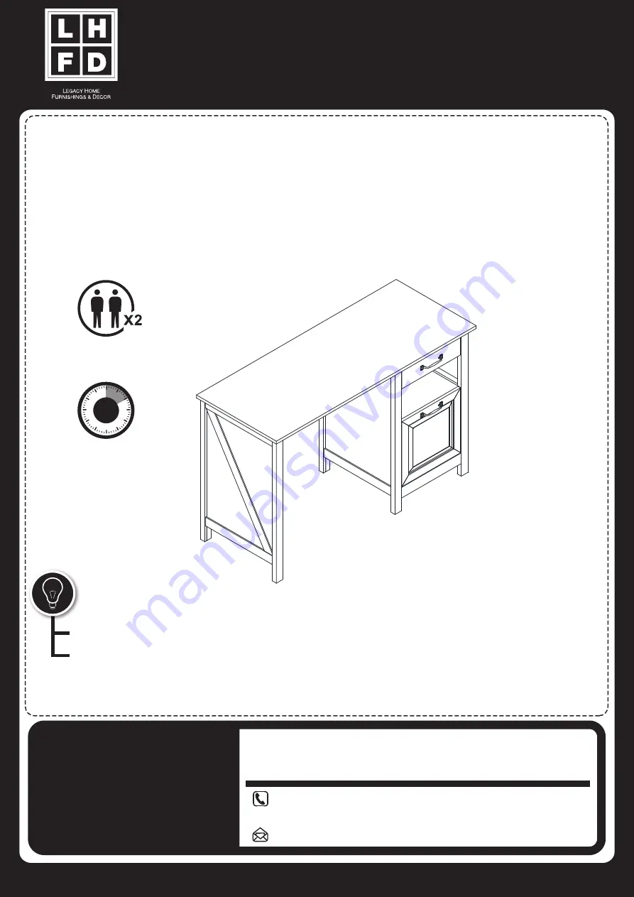 LHFD C1930023 Assembly Instructions Manual Download Page 1