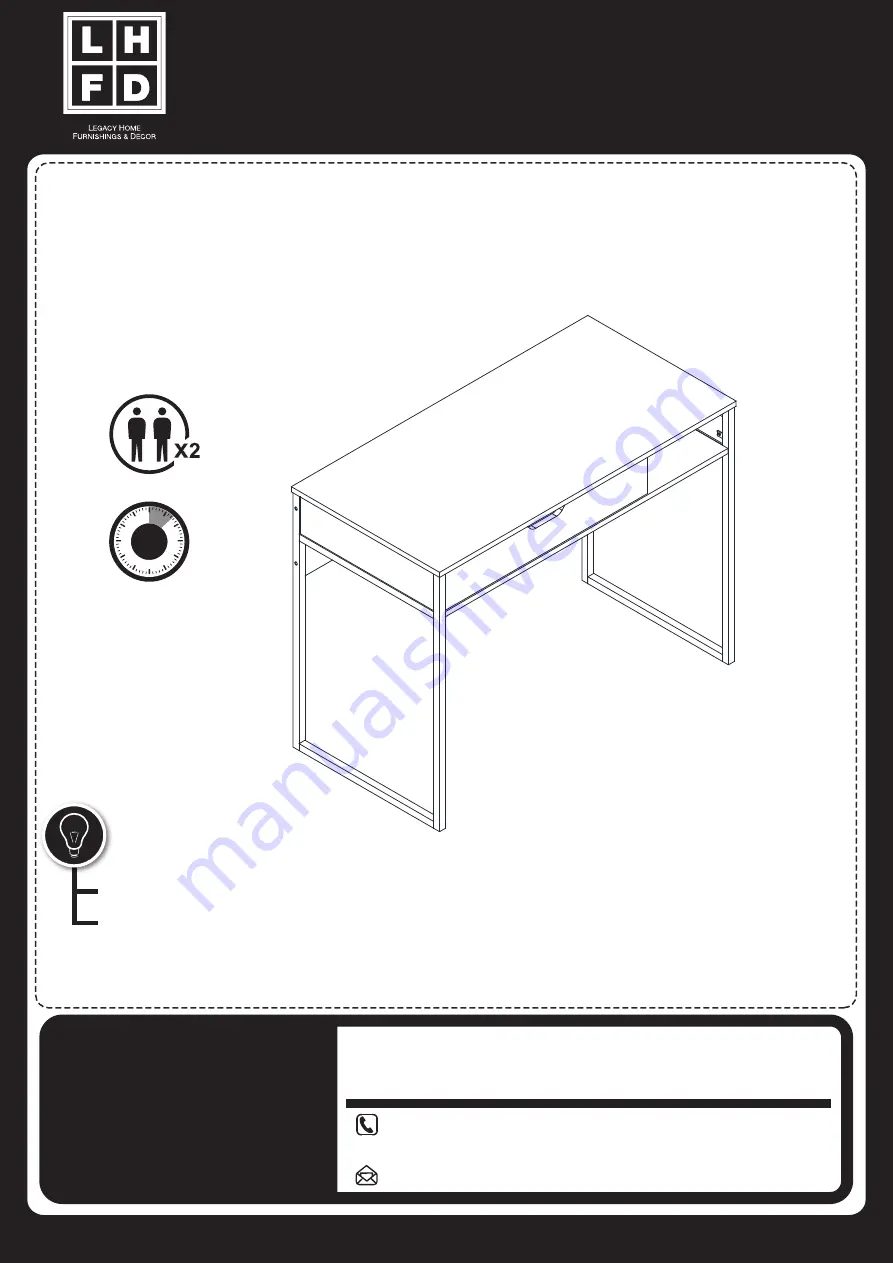 LHFD C1930026 Assembly Instructions Manual Download Page 1