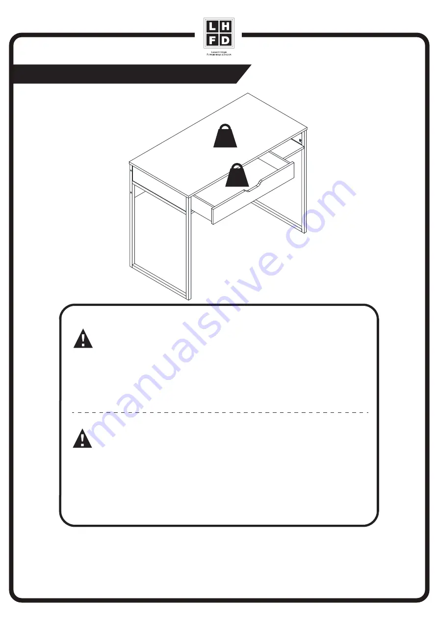 LHFD C1930026 Assembly Instructions Manual Download Page 16