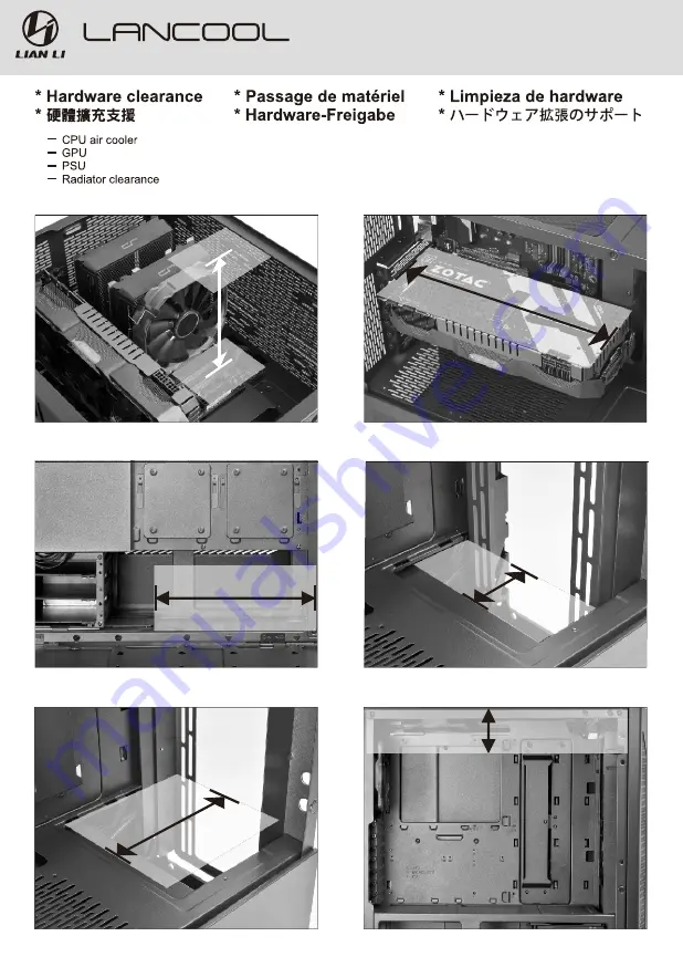 Lian-Li LANCOOL II Скачать руководство пользователя страница 15