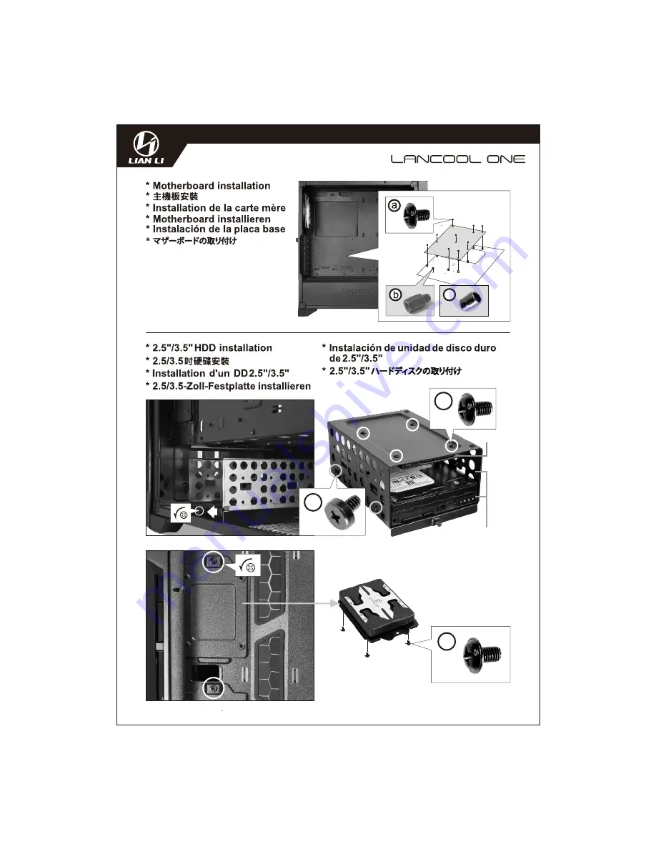 Lian-Li Lancool One Installation Manual Download Page 4