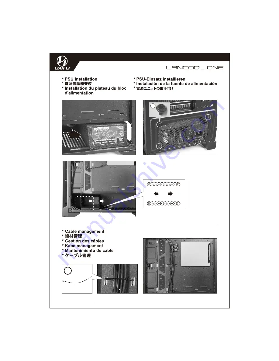 Lian-Li Lancool One Installation Manual Download Page 6