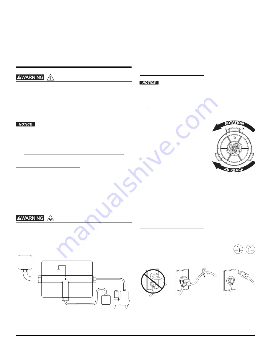 Liberty Pumps LSG200 Series Installation Manual Download Page 7