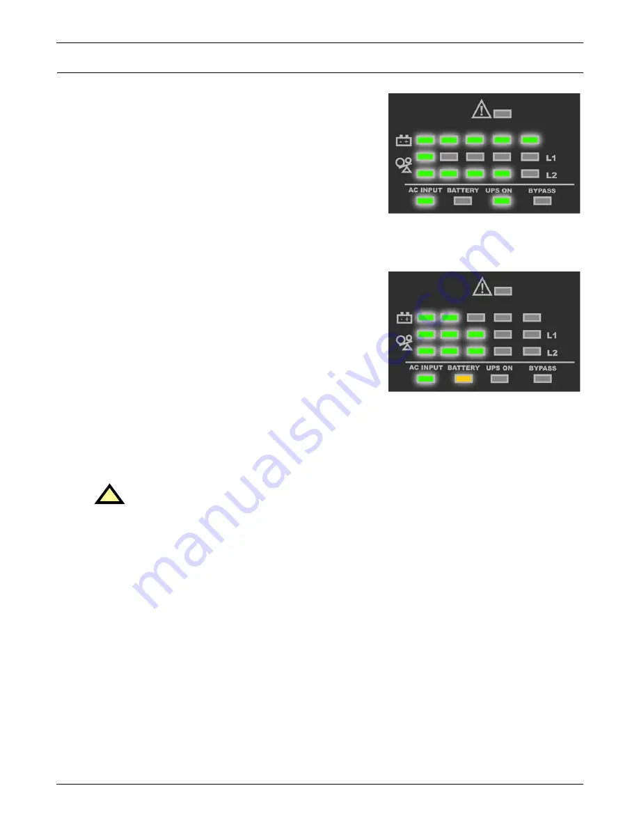 Liebert GXT2-6000 RT208 User Manual Download Page 36