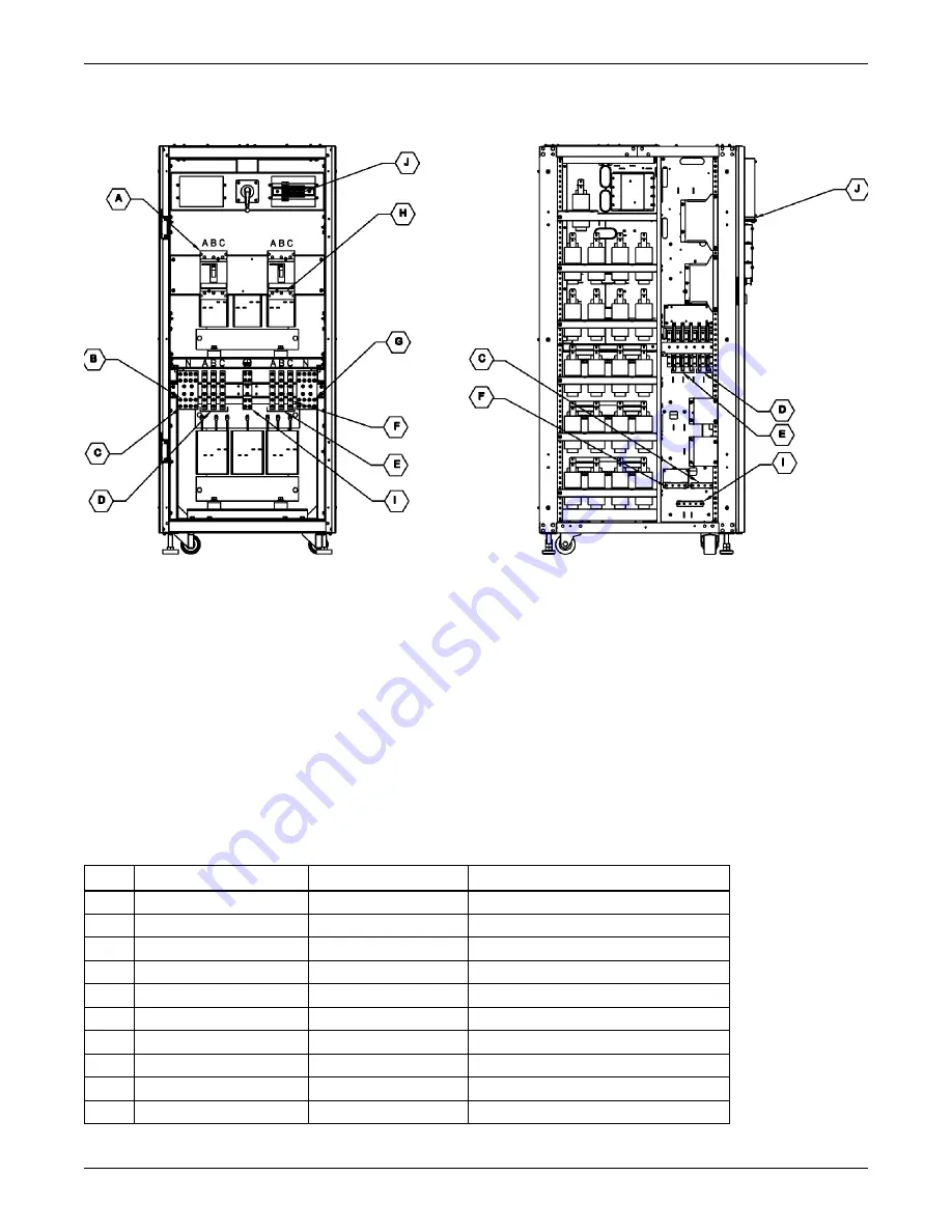 Liebert NX 10kVA Installation Manual Download Page 58