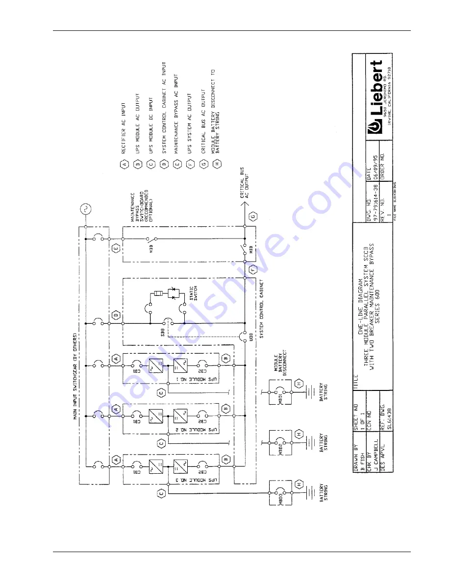 Liebert Series 600 Installation Manual Download Page 81