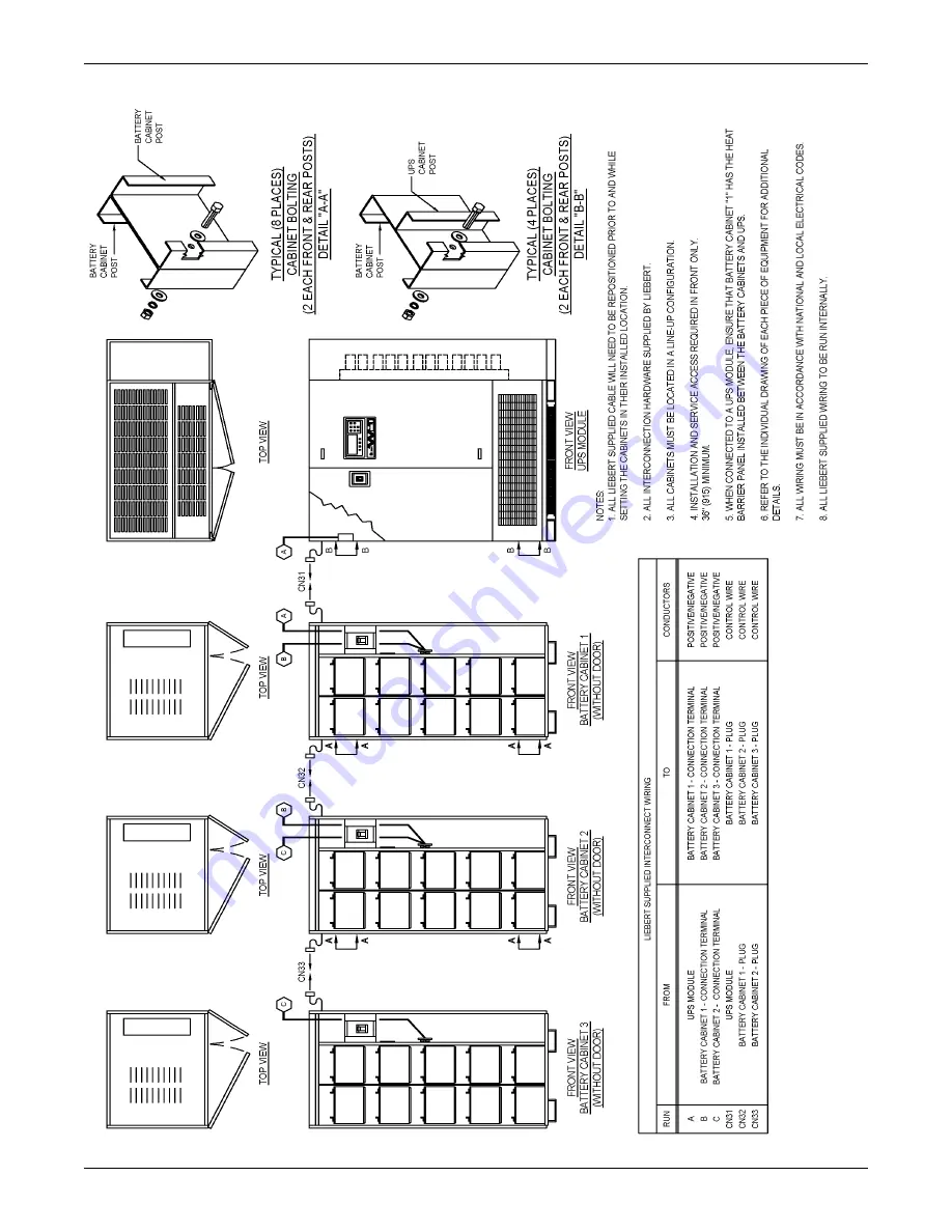 Liebert SERIES 610 Installation Manual Download Page 48