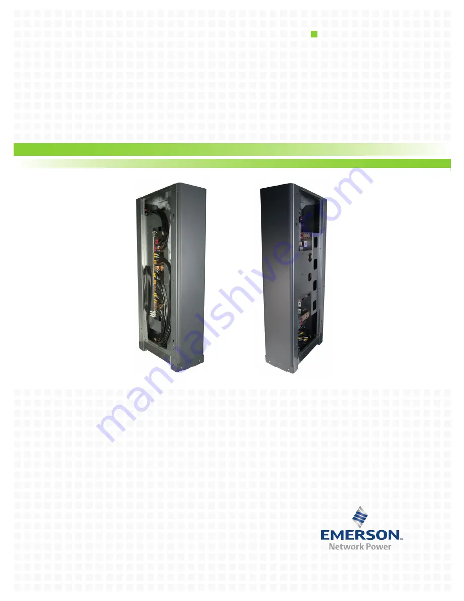 Liebert Ship-Ahead Input/Output Cabinet NXL Installation Manual Download Page 1