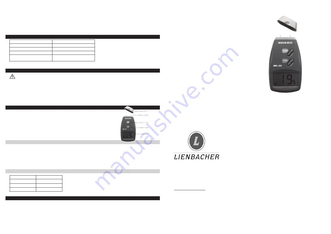 Lienbacher 60.15.013.0 Скачать руководство пользователя страница 1