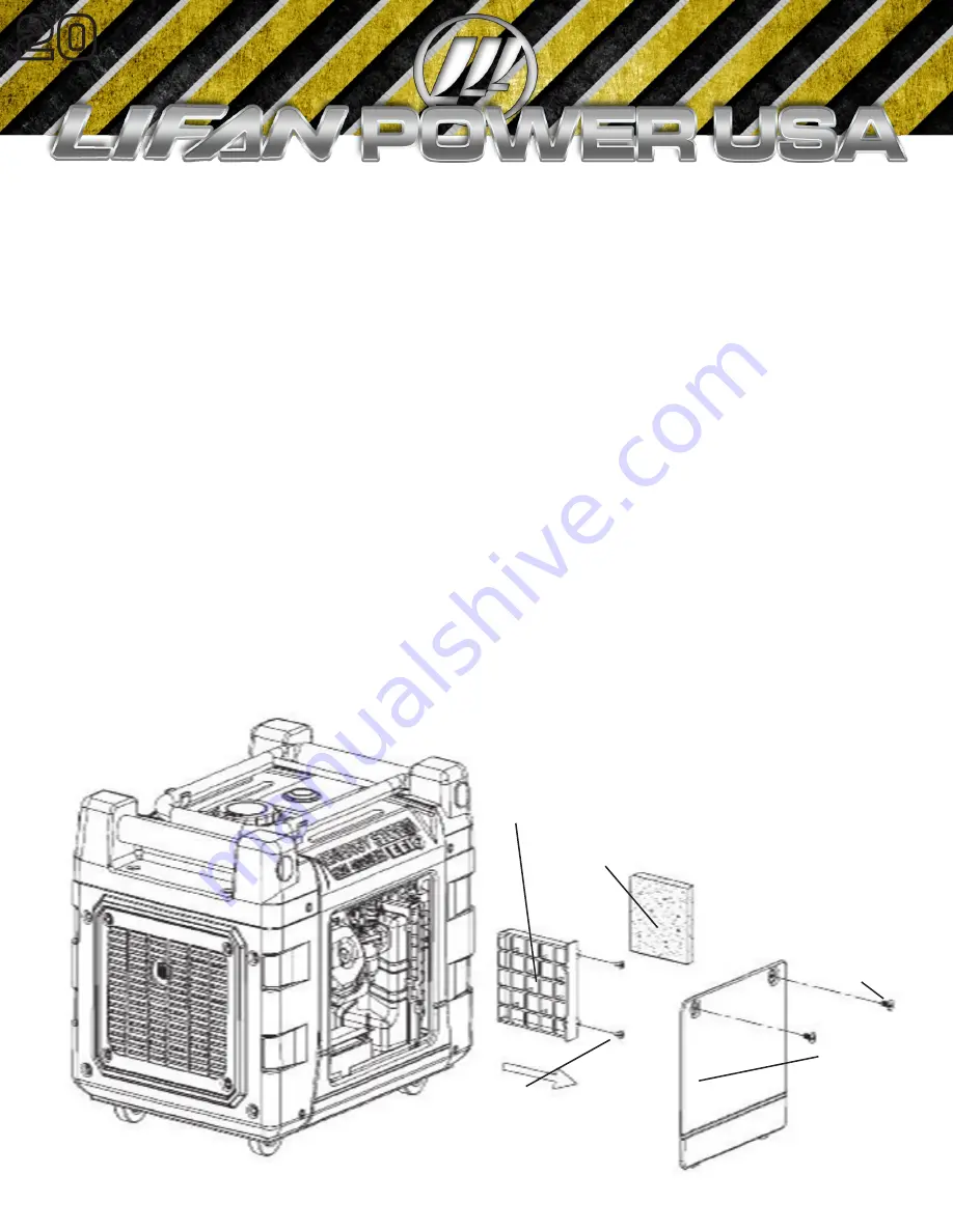 LIFAN	 Power USA Energy Storm ESI-7000iER-EFI Operating Instructions And Owner'S Manual Download Page 20