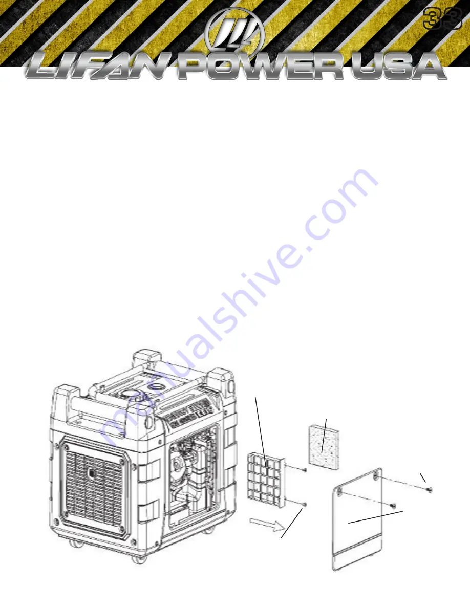 LIFAN	 Power USA Energy Storm ESI-7000iER-EFI Скачать руководство пользователя страница 33