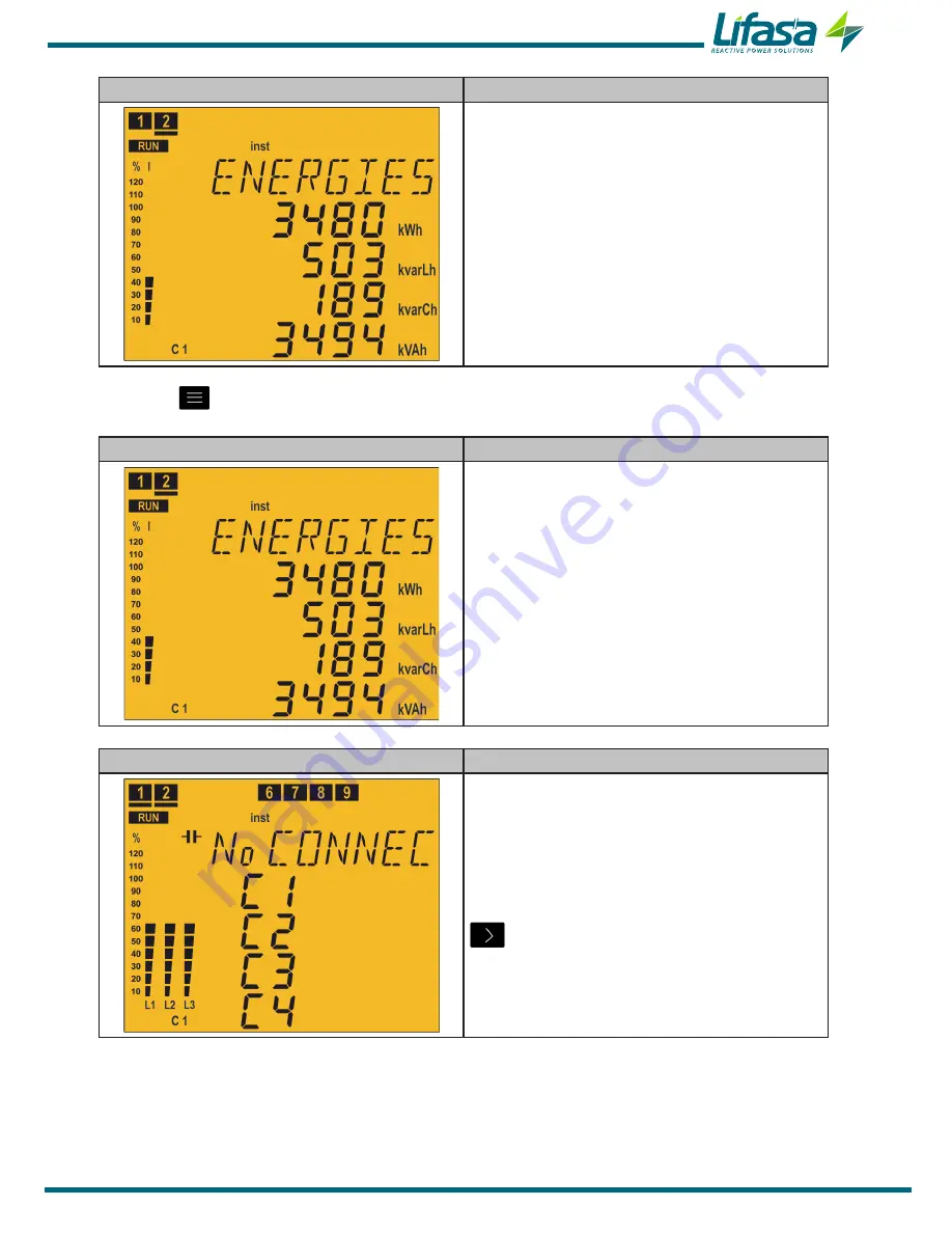 Lifasa MASTER control Var Instruction Manual Download Page 47