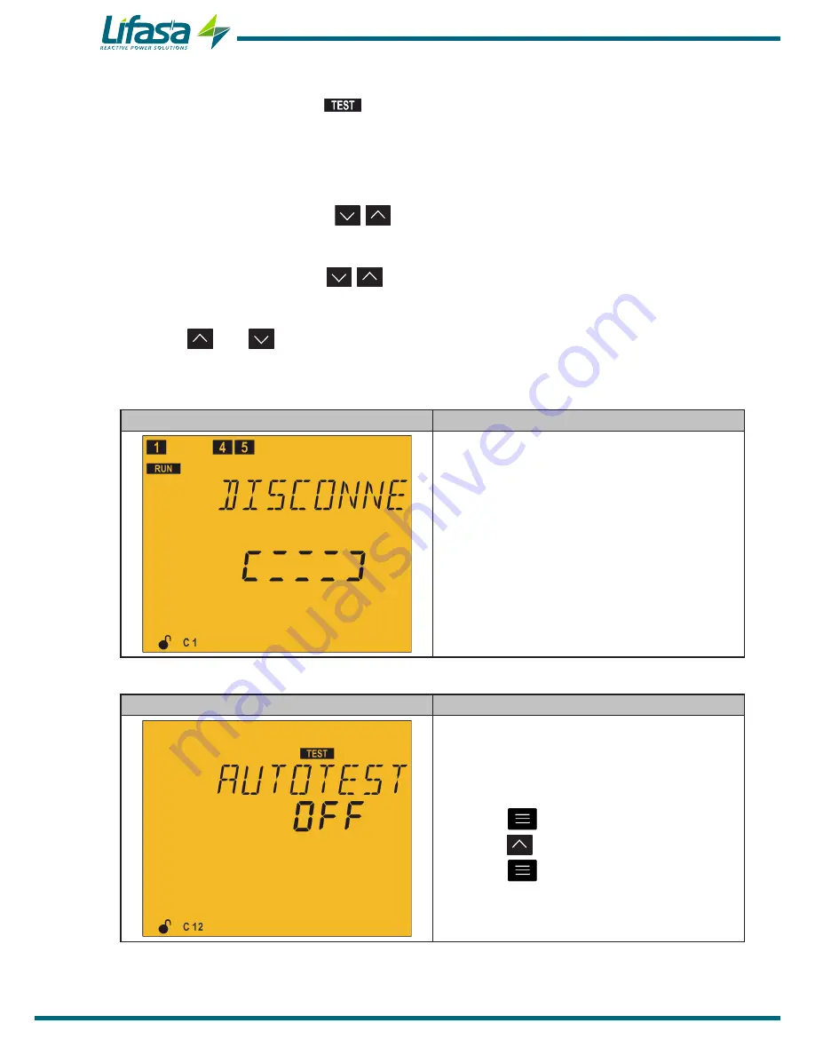 Lifasa MASTER control Var Instruction Manual Download Page 54