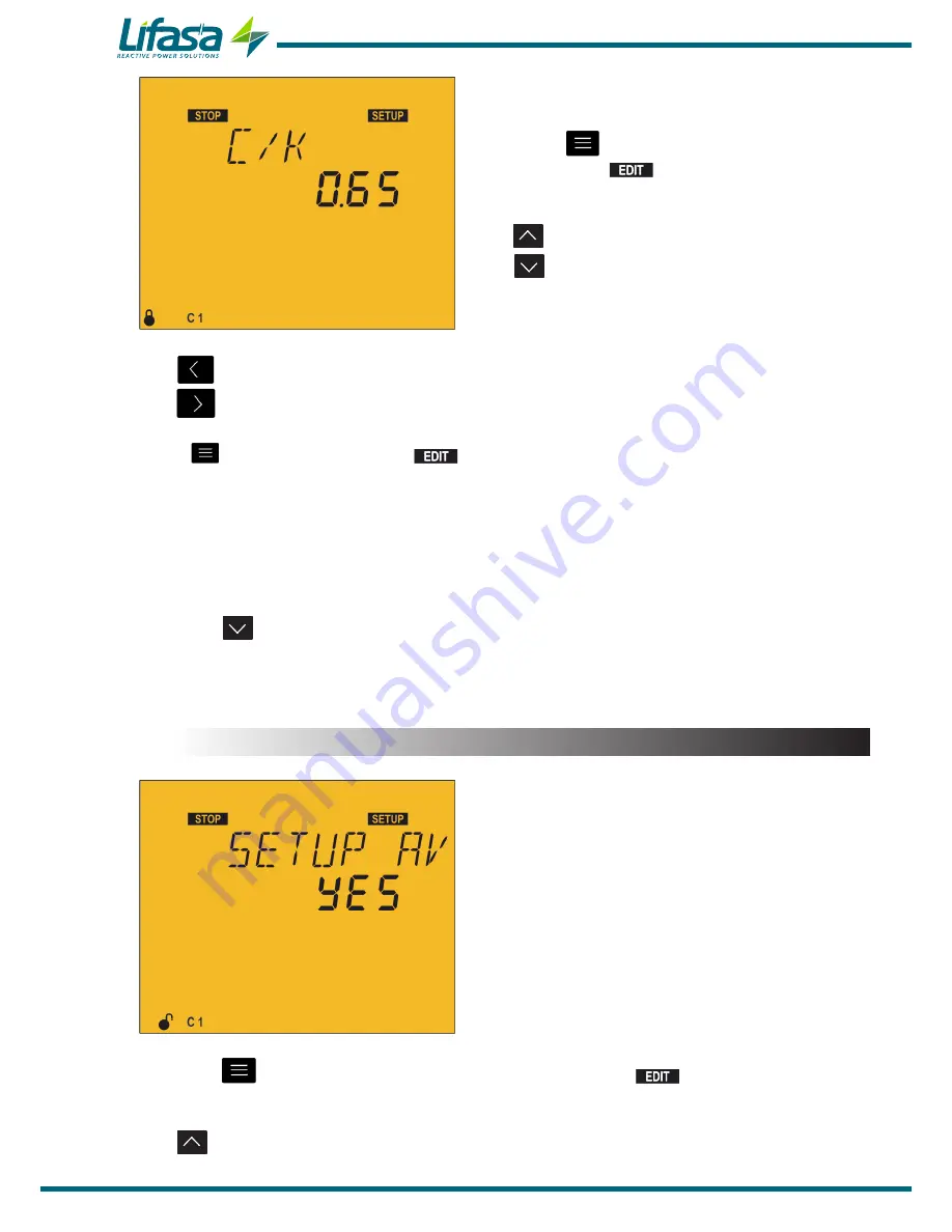 Lifasa MASTER control Var Instruction Manual Download Page 84