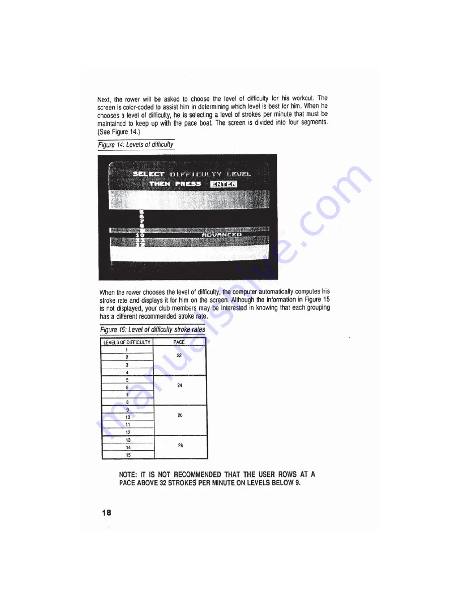 Life Fitness 8500 Rower Operation Manual Download Page 20