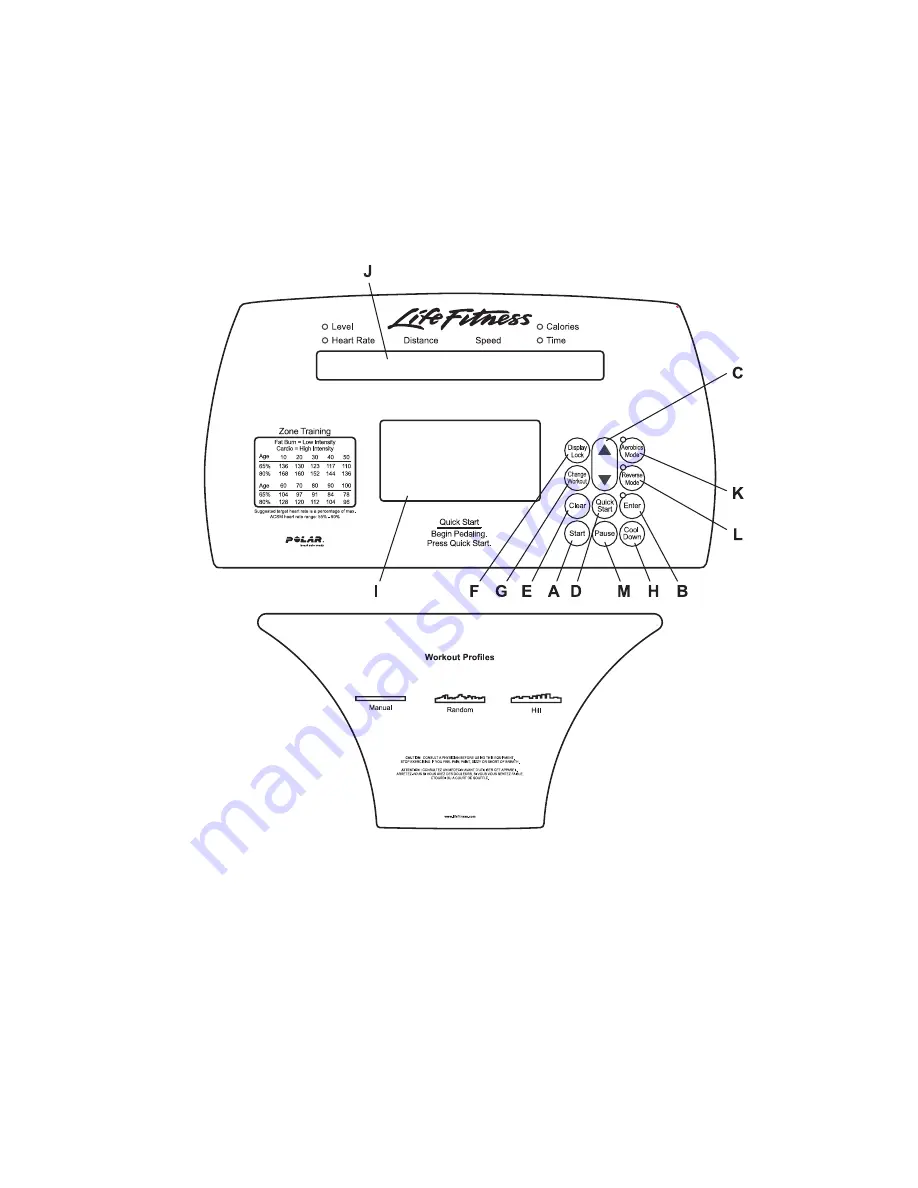 Life Fitness 91X Operation Manual Download Page 54