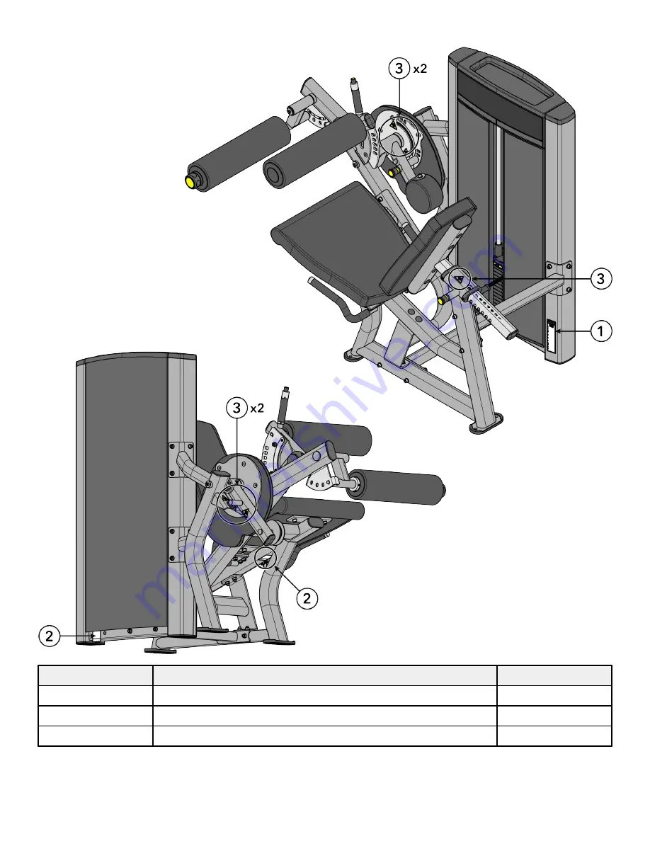 Life Fitness Axiom OP-SLCE Assembly Instructions Manual Download Page 9