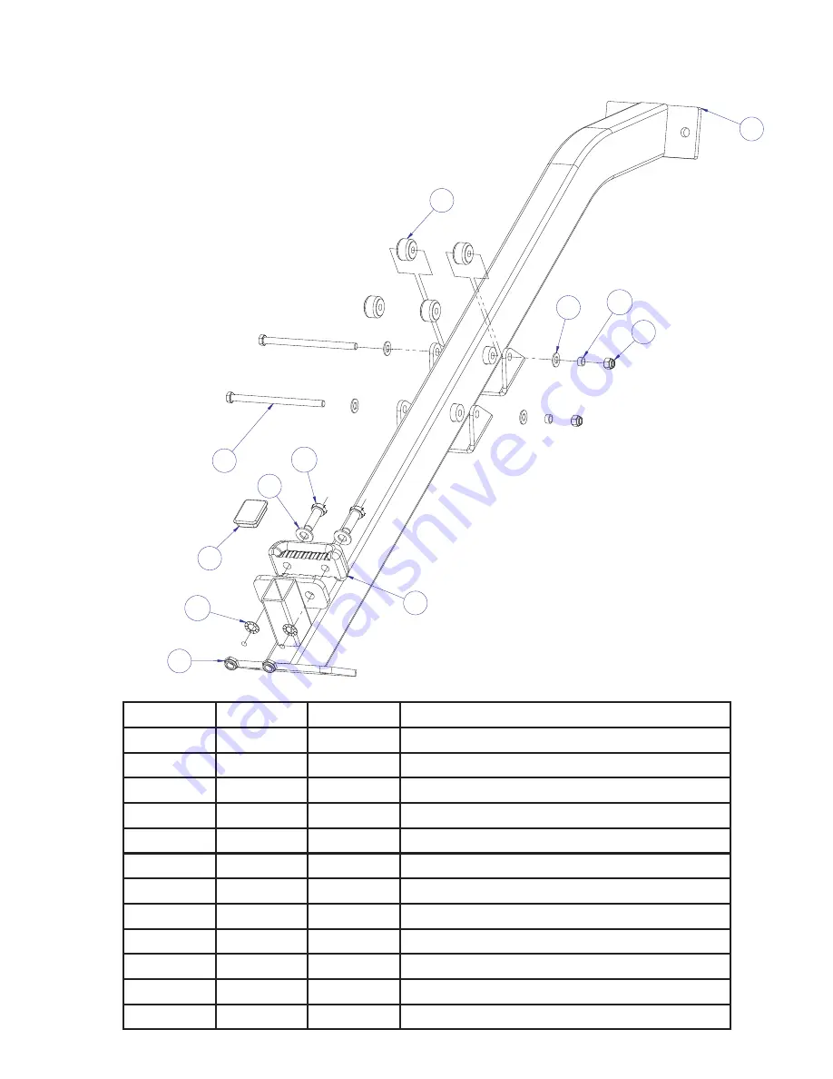 Life Fitness HAMMER STRENGTH PLLHP Parts List Download Page 6