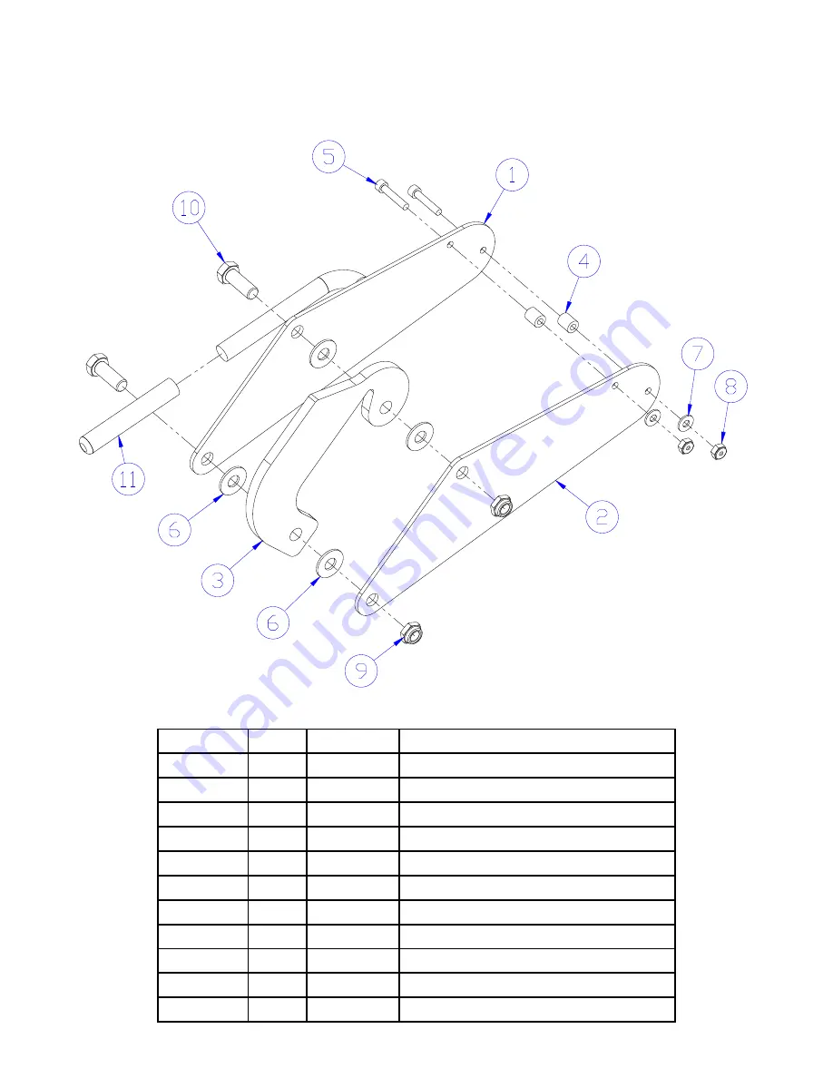 Life Fitness Hammer Strength PLSM Parts List Download Page 12