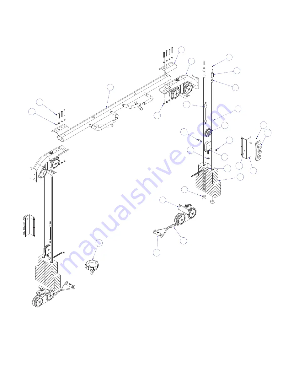 Life Fitness MJFXO Parts List Download Page 4