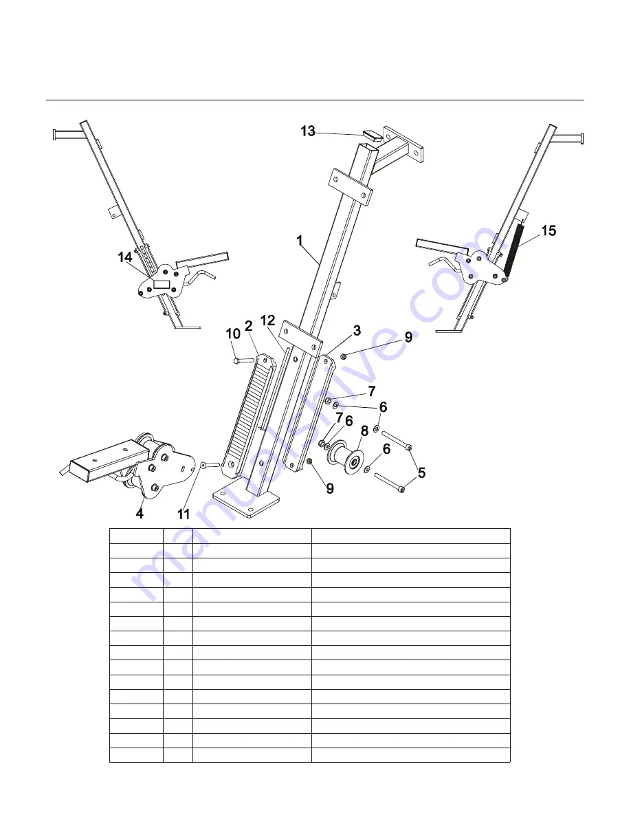 Life Fitness MTRW Parts Manual Download Page 12