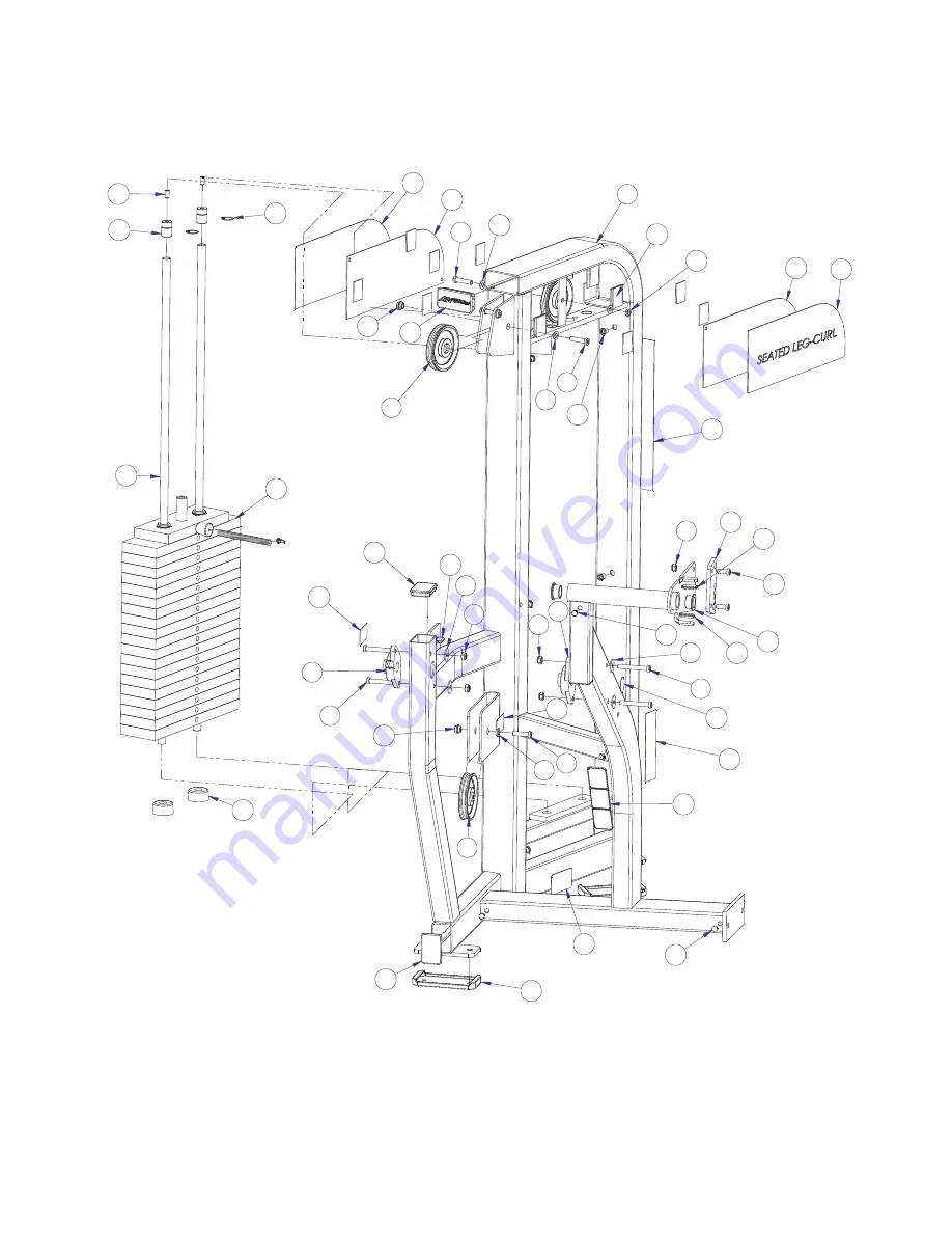 Life Fitness PRO 2 PSSLCSE Parts Manual Download Page 5