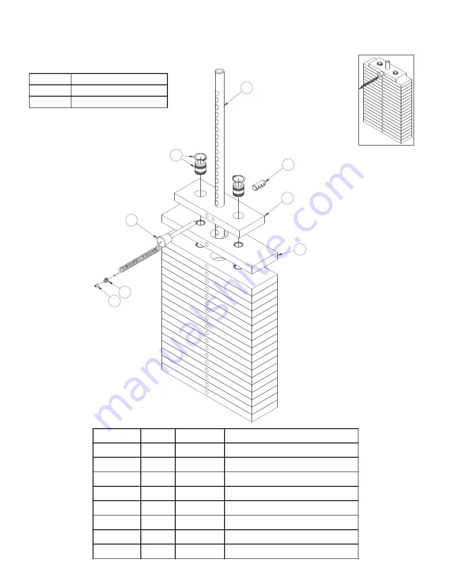 Life Fitness PRO 2 PSSLCSE Parts Manual Download Page 20