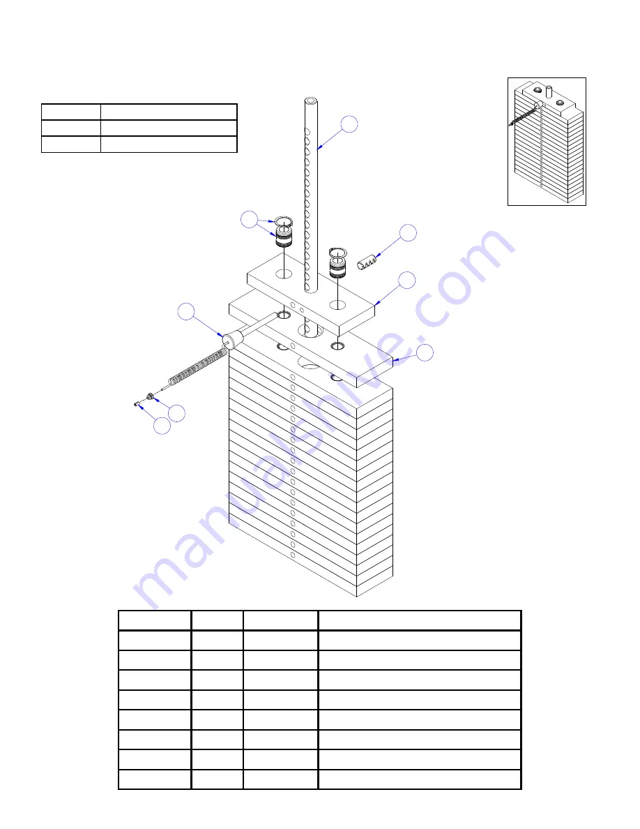 Life Fitness PSHAD Parts Manual Download Page 6