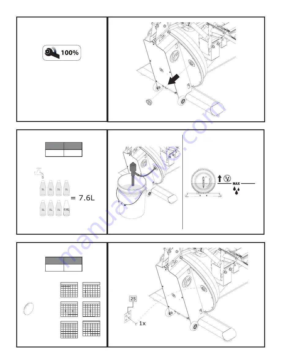 Life Fitness Row GX Trainer Assembly Instructions Manual Download Page 16