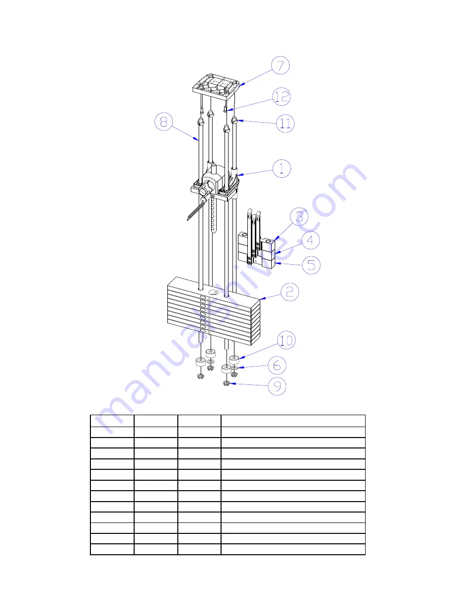 Life Fitness Signature FZSP Parts List Download Page 10