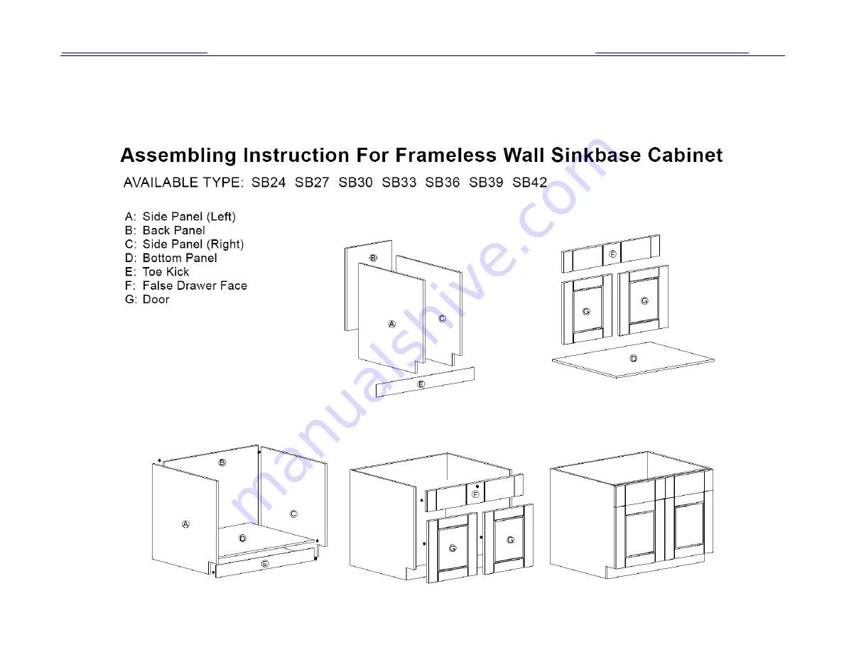 LifeArt Cabinetry B09 Assemble Instruction Download Page 16