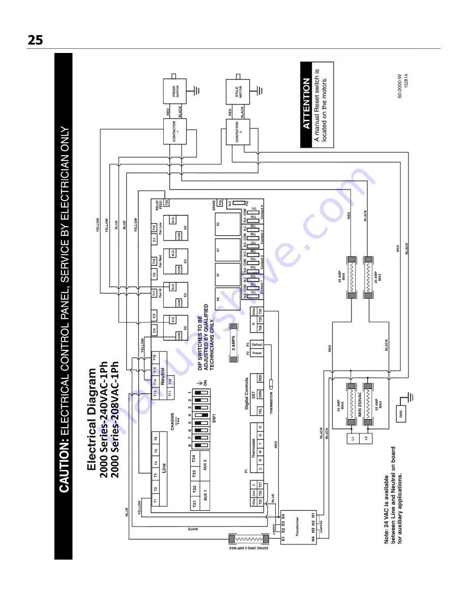 Lifebreath 1500E-ECM Installation Manual Download Page 41