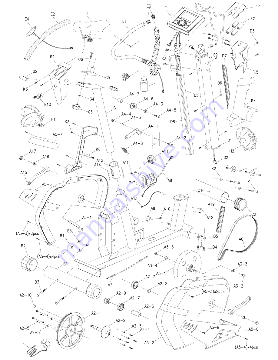 LifeCore Fitness 900UB Owner'S Manual Download Page 10