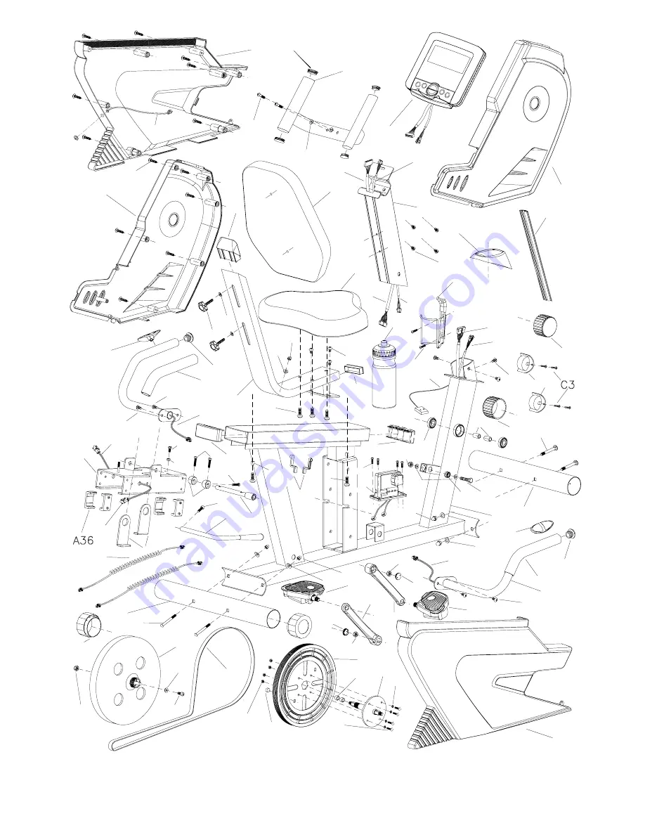 LifeCore Fitness LC 850 RB Recumbent User'S Product Manual Download Page 3