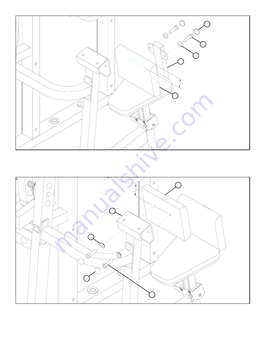 LifeFitness CLUB TRICEP Series Assembly Instructions Manual Download Page 11