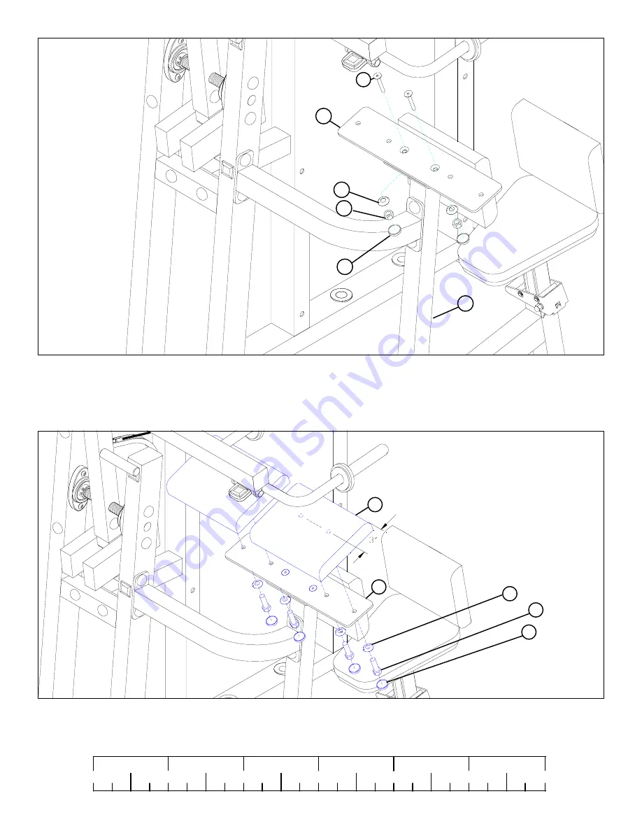 LifeFitness CLUB TRICEP Series Assembly Instructions Manual Download Page 12