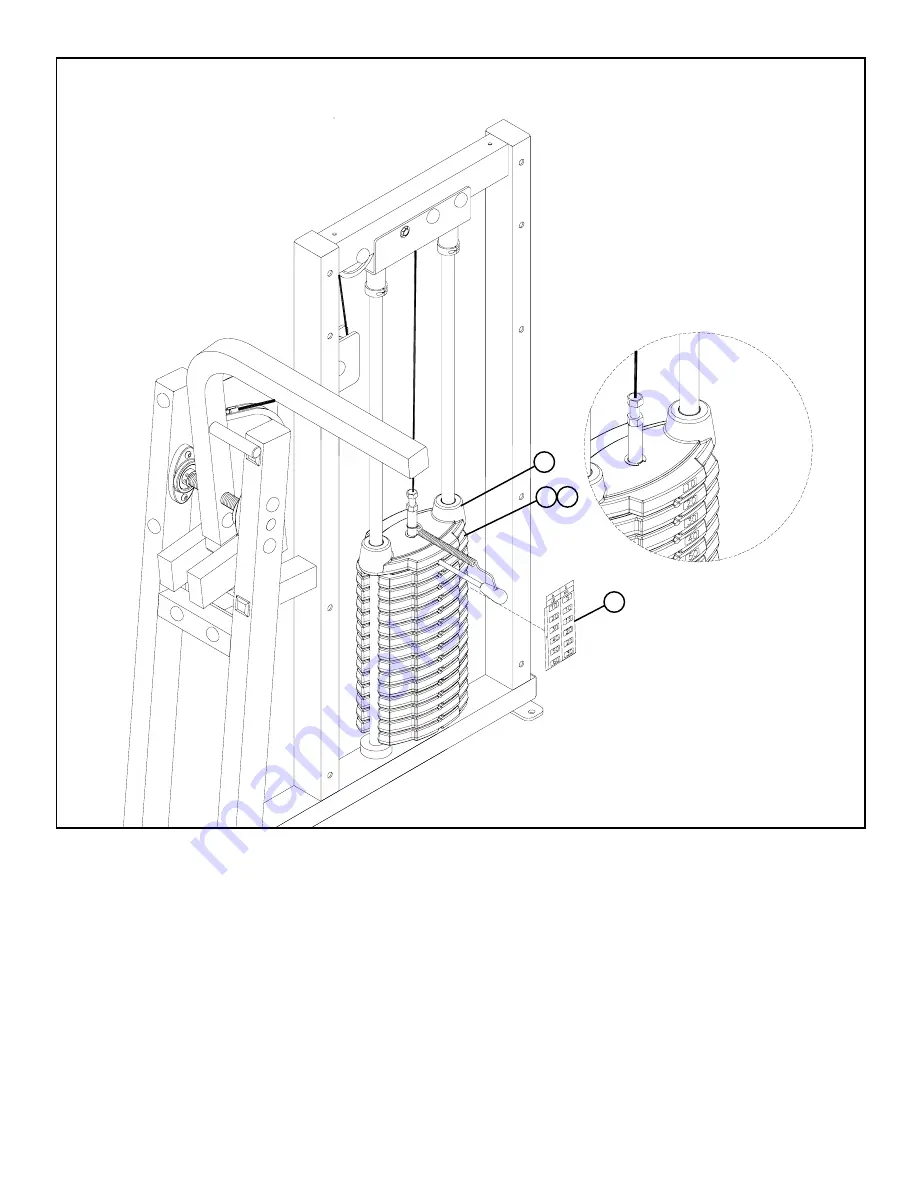 LifeFitness CLUB TRICEP Series Assembly Instructions Manual Download Page 15